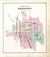 Index Map - Hagerstown, Washington County 1877